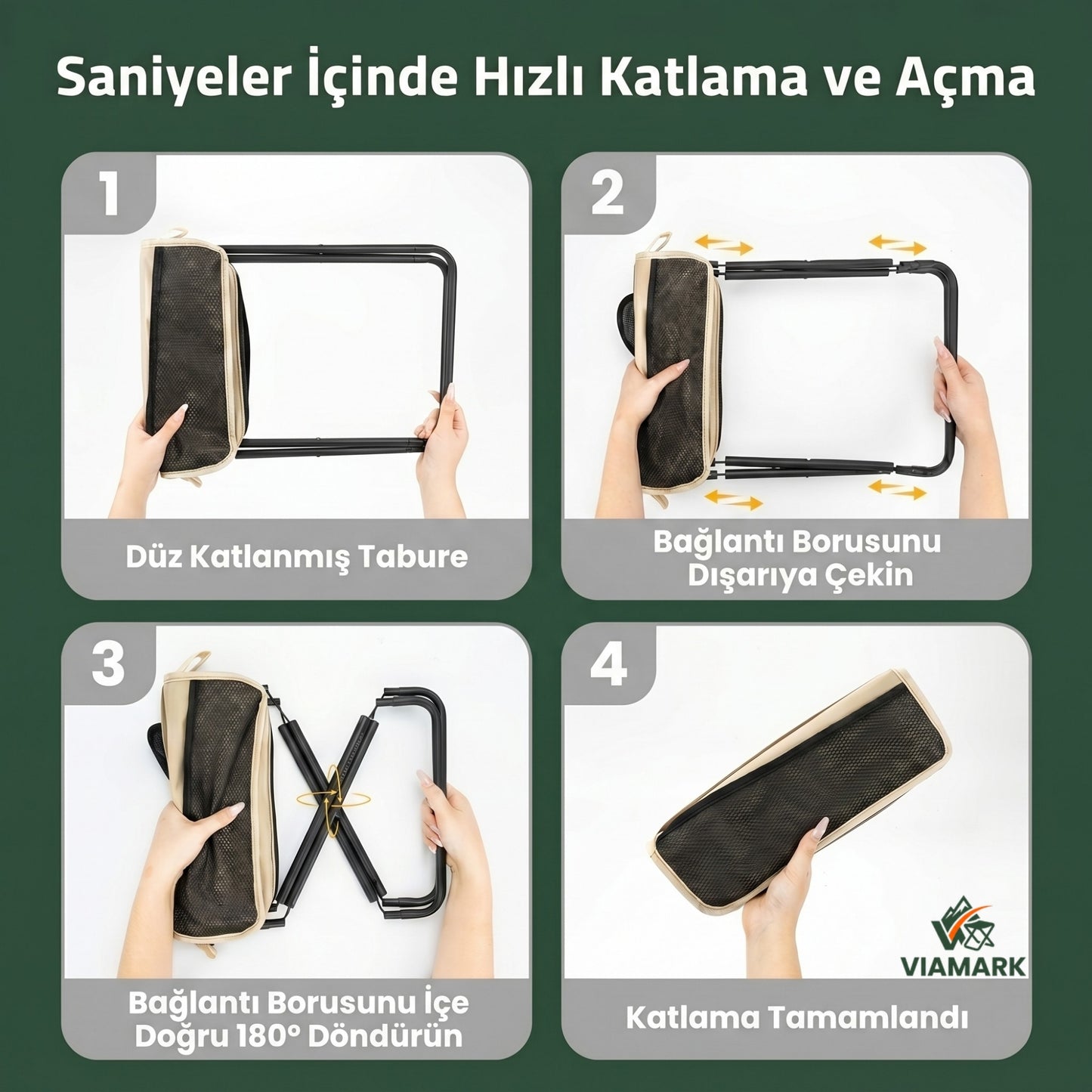 Viamark™ 2'si 1 Arada Portatif Dönüştürülebilir Çanta