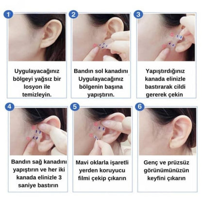 Viamark™ LIFTGENIC Görünmez Yüz ve Boyun Germe Bandı