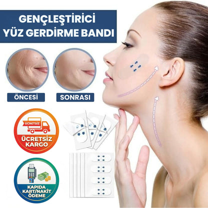 Viamark™ LIFTGENIC Görünmez Yüz ve Boyun Germe Bandı